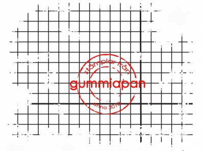 Sliten rutig bakgrund - Texturstämpel från Gummiapan