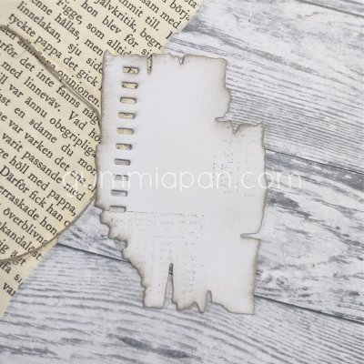 SLITET PAPPERstansmall från Gummiapan ca 56,4 x 82,8 mm