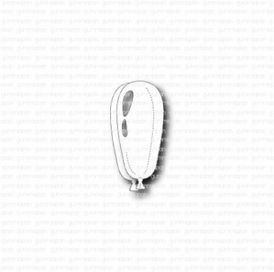 Thin balloon layer die set from Gummiapan 1,6x3,7 cm