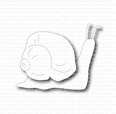 Snigel (Snail die set) - Stansmallar från Gummiapan 3,7x2,9 cm