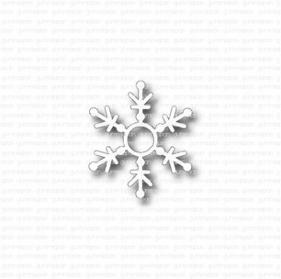 Snöflinga med Cirkel snowflake die from Gummiapan 3,6x3,8 cm
