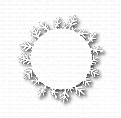 Snowflake circle die from Gummiapan 7x7,2 cm