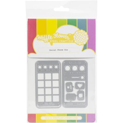 Social Phone die set from Waffle Flower