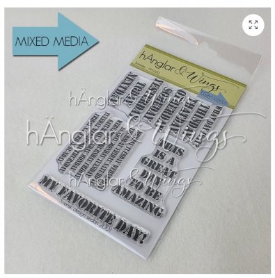 SOMEDAY weekdays någon dag-stämpelset från Hänglar & Wings A6