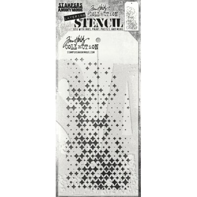 SPARLKE FADE layering stencil - Schablon från Tim Holtz Stamper's Anonymous