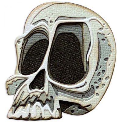 Spencer skull Halloween colorize thinlitz die set from Tim Holtz Sizzix