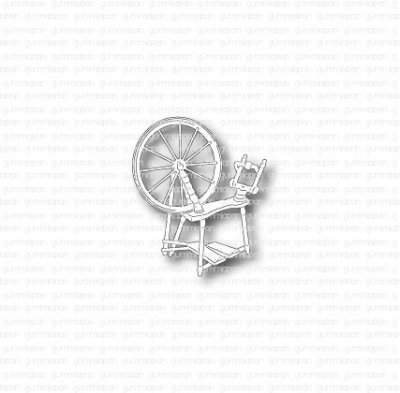 SPINNROCK spinning wheel die from Gummiapan ca 44,5x52,5 mm