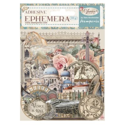 VENICE EPHEMERA DECORATIONS - Dekorationer från Stamperia med Venedigtema