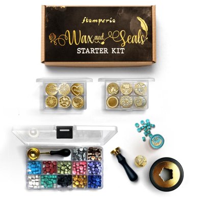 Stamperia Wax And Seals Starter Set - Startkit för sigillvax från Stamperia