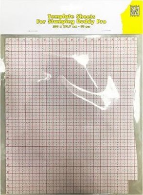 stamping buddy pro, nellie snellen, template sheets, papper,