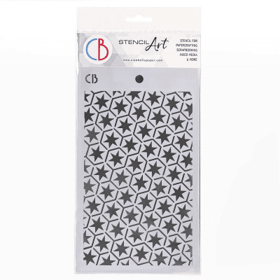 STAR SIX stencil 5x8 from Ciao Bella