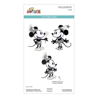 STEAMBOAT WILLY DUO die set from Spellbinders