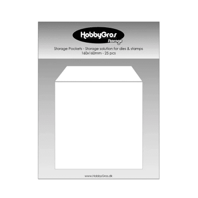 STORAGE POCKETS from HobbyGros 160x160mm - 25 pcs