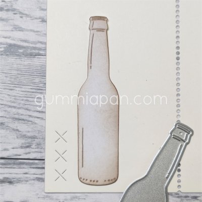 STOR FLASKA BIG BOTTLE DIE - Stansmall från Gummiapan ca 20,5 x 82,5 mm