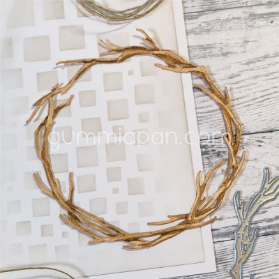 STOR KRANS Large wreath die from Gummiapan ca Ø95 mm
