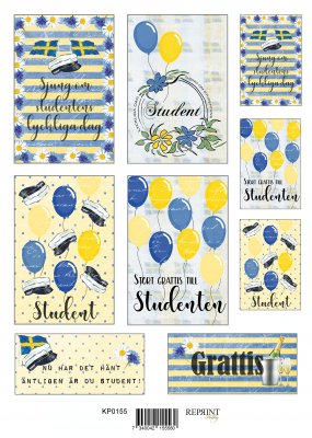 STUDENTTAGS 1 klippark från Reprint A4