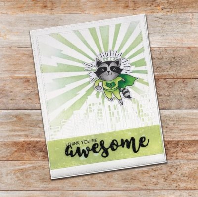 Superhero die set 4*6 - Stansmallar till superhjältar-stämplar från Paper Rose 10*15 cm