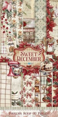 SWEET DECEMBER paper pack 6x12 from Papers for you 15x30 cm