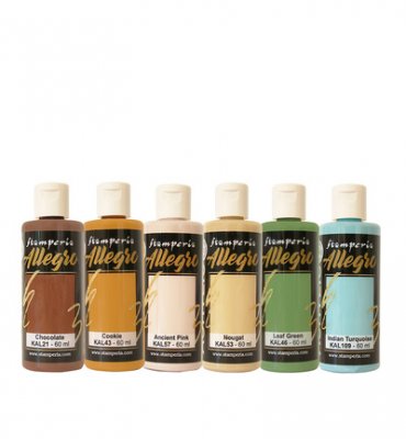 SYMPHONY allegro paint kit - Akrylfärger från Stamperia