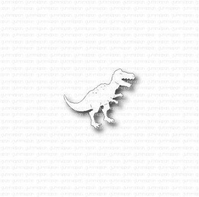 T-Rex dinosaur die from Gummiapan 2,8x2,4 cm