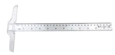 T-ruler plastic from Nellie Snellen 30 cm