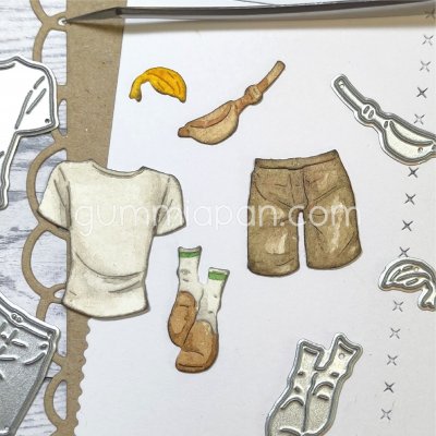 T-SHIRT & SHORTS for Bob die set from Gummiapan