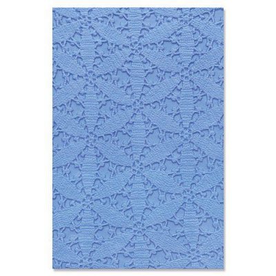 TABLECLOTH 3D embossing folder - Embossingfolder med bordsduksmönster från Eileen Hull Sizzix