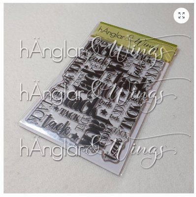 TACKSOPPA bakgrundsstämpel från Hänglar & Wings A6