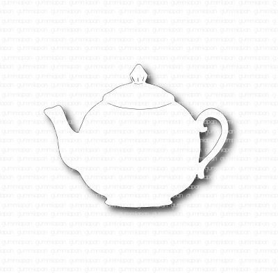 Tekanna (Teapot die) - Stansmall från Gummiapan 5,4x4,2 cm