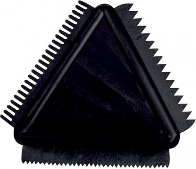 TEXTURE COMB TRIANGLE tool for gel plate - Verktyg för att skapa mönster på t ex Gel plate från ArtistLine