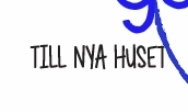 Till nya huset - Textstämpel från Gummiapan 2,1*0,4 cm