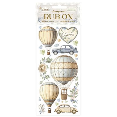 AIR BALLOONS TIMELESS rubons - Gnuggisar med luftballonger från Stamperia