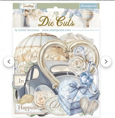 TIMELESS DIE CUTS - Utstansade dekorationer från Stamperia