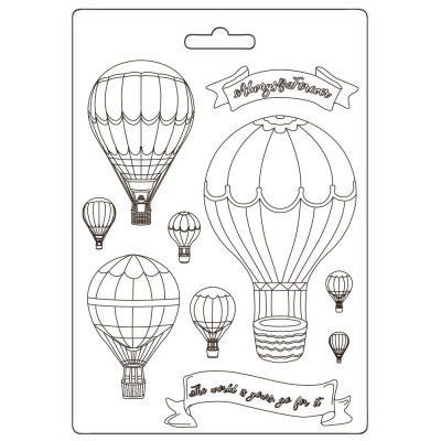 BALLOONS TIMELESS MOULD from Stamperia A5