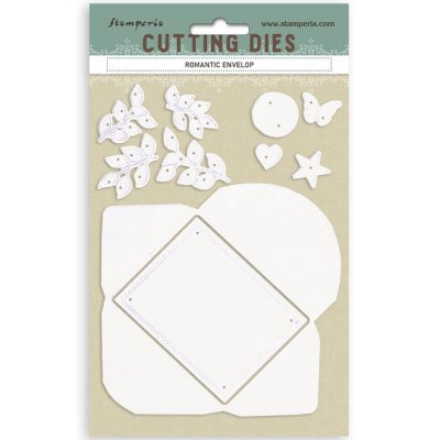 ROMANTIC ENVELOPE die set from Stamperia A5