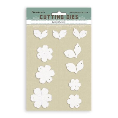 BLOOMING FLOWERS Timeless die set from Stamperia A6