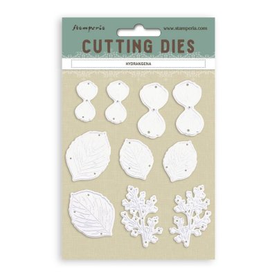 HIDRANGENA FLOWER DIE SET - Blomstansmallar från Stamperia A6