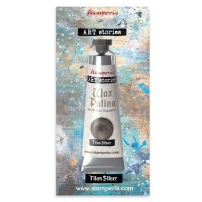 TITAN SILVER WAX PATINA - Vax från Stamperia 40 ml