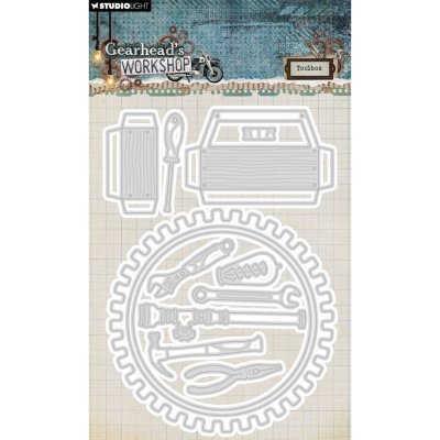 TOOLBOX Gearhead's workshop die set - Verktygsstansmallar från Studio Light