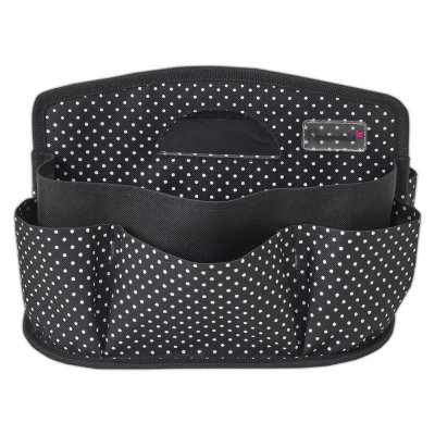 Craft Storage Caddy Liquorice Dot - Svart förvaringsväska från Papermania