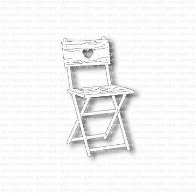 Garden chair die from Gummiapan ca 40,5x66,5 mm