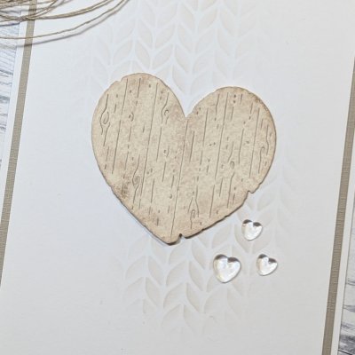 TRÄHJÄRTAstansmall från Gummiapan ca 54x49 mm