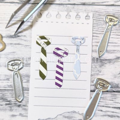 TRE SLIPSAR stansmallar från Gummiapan ca 9 x 30 mm, 10 x 29 mm, 10 x 30 mm