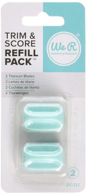 Trim & score replacement blades refill pack - 2 st titaniumblad till papperstrimmer från We R Memory Keepers