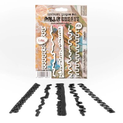 TRIMSTASTIC die set - Bårdstansmallar från AALL & Create