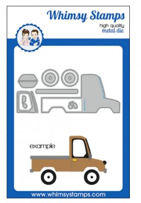 Truck die set from Whimsy Stamps