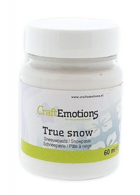 TRUE SNOW PASTE - Pasta för att skapa snöeffekt från CraftEmotions 60 ml