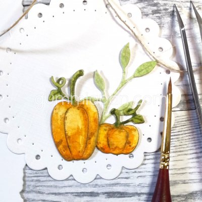 TVÅ PUMPORstansmallar Halloween från Gummiapan ca 19,5x21,5 mm, 19,5x35mm