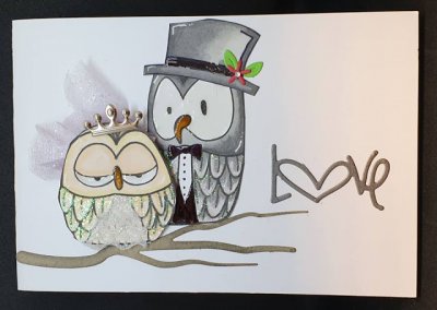 Stor Filip-uggla - Ugglestämpel från Gummiapan