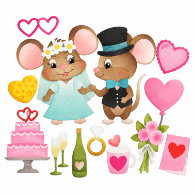 VALENTINES AND WEDDING ACCESSORIES die set from Elizabeth craft designs